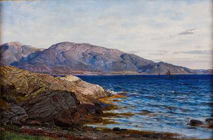 布里斯，泰罗`Bris, Terøen (1897) by Amaldus Nielsen