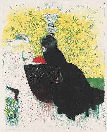 两个嫂子`Les deux belles~soeurs (1898 ~ 1899) by Édouard Vuillard
