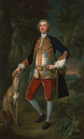 约翰·多德，伯克希尔州斯吞菲尔德`John Dodd, of Swallowfield, Berkshire by John Vanderbank