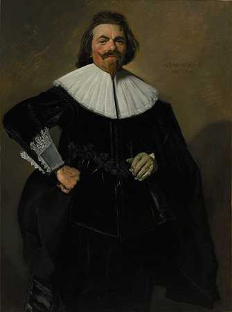 蒂勒曼·罗斯特曼肖像`Portrait of Tieleman Roosterman (1634) by Frans Hals