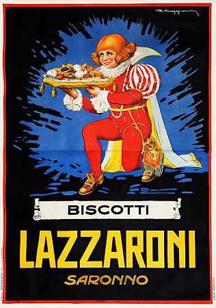 比斯科蒂·拉扎罗尼，萨隆诺`Biscotti Lazzaroni, Saronno (1925) by Giorgio Muggiani