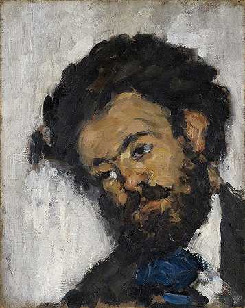 安托万·福图内·马里恩肖像`Portrait Of Antoine~Fortuné Marion (1871) by Paul Cézanne