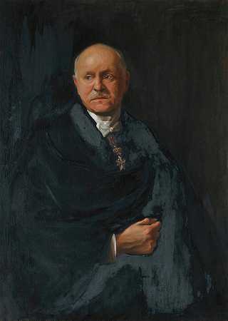 莫罗尼先生的肖像`Portrait Of Monsieur Moroni (1928) by Philip Alexius de László