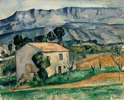 普罗旺斯之家`House in Provence (1885) by Paul Cézanne