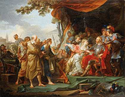 加来市民`The Burghers Of Calais (1782) by Jean-Simon Berthélemy