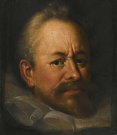巴塞洛缪斯·斯普兰格肖像（1546-1611）`Portrait Of Bartholomäus Spranger (1546~1611) (16th Century) by Prague School