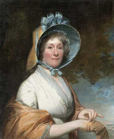 亨丽埃塔·马尔尚·利斯顿（罗伯特·利斯顿夫人）`Henrietta Marchant Liston (Mrs. Robert Liston) (1800) by Gilbert Stuart