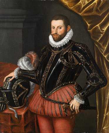 奥地利恩斯特大公肖像（1553-1595）`Portrait Of Archduke Ernst Of Austria (1553–1595) by Habsburg Court Painter