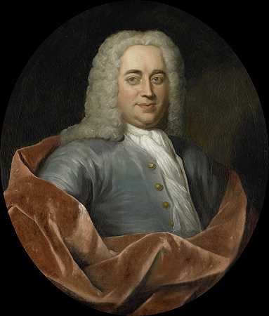 荷兰东印度公司鹿特丹商会会长沃尔特·森瑟夫的肖像，1731年当选`Portrait of Walter Senserff, Director of the Rotterdam Chamber of the Dutch East India Company, elected 1731 (1731 ~ 1772) by Jan Maurits Quinkhard