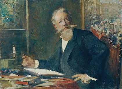 卡尔·卡格画画的地方`Der Maler Karl Karger (1913) by Susanne Renate Granitsch