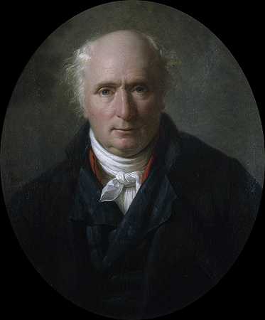 路易·杰罗姆·戈希尔肖像（1746-1830）`Portrait de Louis~Jérome Gohier (1746~1830) (1802) by Jacques Augustin Pajou