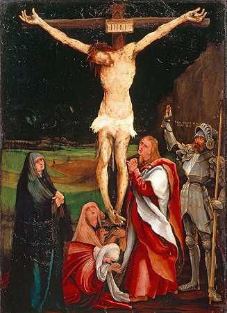 受难`The Crucifixion (1515) by Matthias Grünewald
