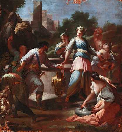 井边的丽贝卡`Rebecca At The Well (between 1715 and 1720) by Giovanni Battista Ranieri Del Pace