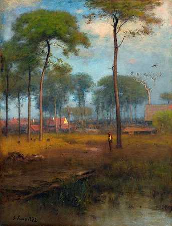 清晨，塔彭泉`Early Morning, Tarpon Springs (1892) by George Inness