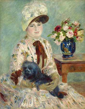 夏洛特·伯希尔小姐`Mlle Charlotte Berthier (1883) by Pierre-Auguste Renoir