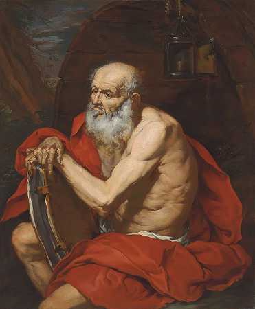 提奥奇尼斯`Diogenes by Giovanni Battista Langetti