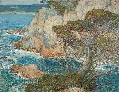 罗伯士角`Point Lobos (1914) by Childe Hassam