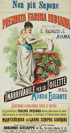 优雅的世界厕所遥不可及`Inarrivabile Per La Toilette Del Mondo Elegante (1900) by F. Vecchi