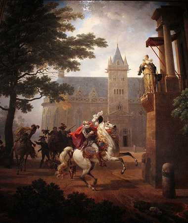 亨利四世卡拉科兰特`Henri IV Caracolant by Nicolas-Antoine Taunay