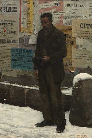 老兵`The Veteran (1870) by Marie-François Firmin-Girard