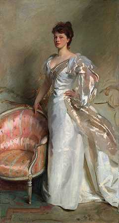 乔治·斯温顿夫人（伊丽莎白·埃布斯沃斯）`Mrs. George Swinton (Elizabeth Ebsworth) (1897) by John Singer Sargent