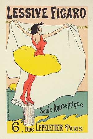 莱斯维·费加罗`Lessive Figaro (1897) by Léo Gausson