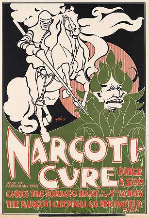 麻醉疗法`Narcoti~cure (1895) by Will Bradley