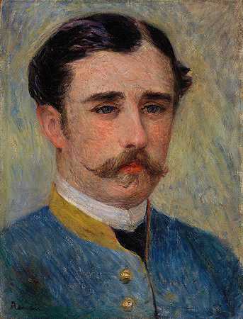一个人的肖像（查彭蒂埃先生）`Portrait of a Man (Monsieur Charpentier) (c. 1879) by Pierre-Auguste Renoir