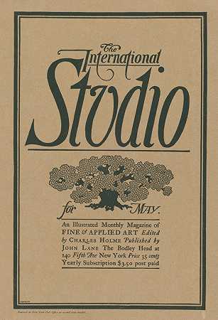 1897年5月的国际演播室`The international studio for May, May 1897 (1897) by Will Bradley