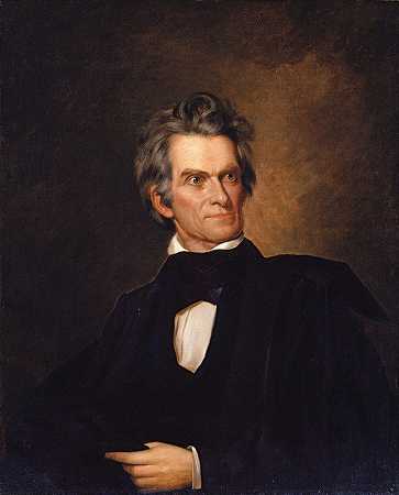 约翰·C·卡尔霍恩`John C. Calhoun (1845) by George Peter Alexander Healy