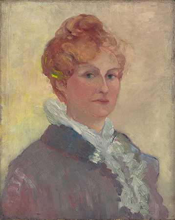 自画像`Self~Portrait (1911) by Katherine Sophie Dreier