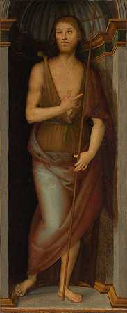 施洗者圣约翰`Saint John the Baptist by Pietro Perugino