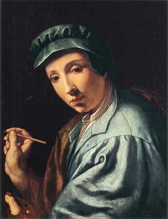 自画像`Self~portrait (circa 1555) by Alessandro Allori