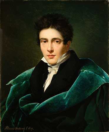 大主教的画像`Portrait of Monsieur Gest (1819) by Alexandre-Jean Dubois-Drahonet