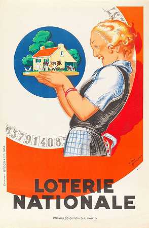 全国彩票`Loterie Nationale (1934) by René Vincent