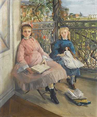 窗户`La Fenêtre (1865 70) by Eva Gonzalès