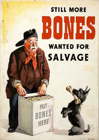 还有更多骨头需要打捞`Still more bones wanted for salvage (between 1939 and 1946) by John Gilroy