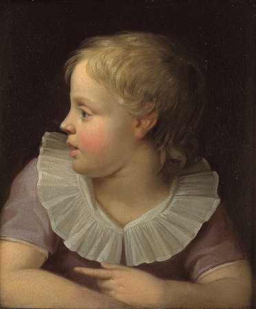 画家Jens Juel的儿子Jens`Maleren Jens Juels søn, Jens (1807) by Christoffer Wilhelm Eckersberg
