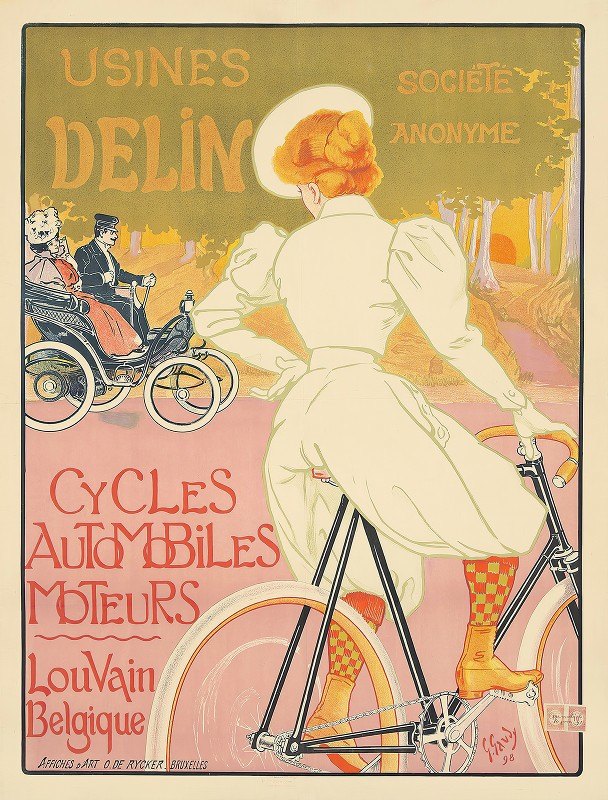 乌西内斯·德林`Usines Delin (1898) by Georges Gaudy