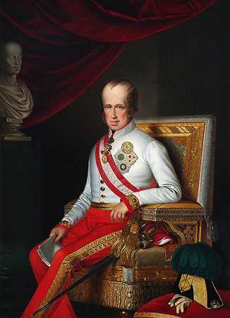 凯撒·费迪南德一世。`Kaiser Ferdinand I. (1843) by Eduard Edlinger