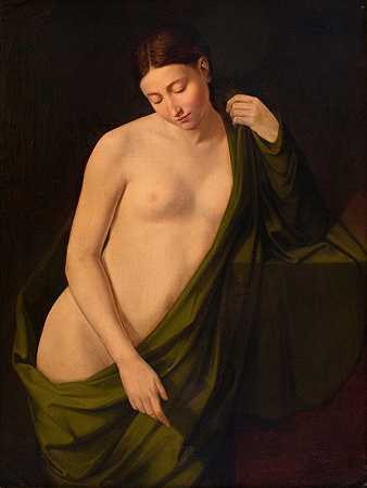 女性裸体`Female Nude (1830) by Wojciech Korneli Stattler
