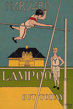 哈佛讽刺，今天就出来`Harvard lampoon, out today (1895) by Alfred Keane Moe