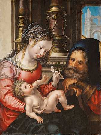 神圣的家庭`The Holy Family (1525~1530) by Jan Gossaert