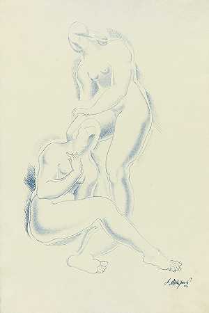 裸体2`Nude 2 (19th century) by After Auguste Rodin