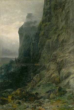 岩石`Rocks (1895) by Ľudovít Čordák