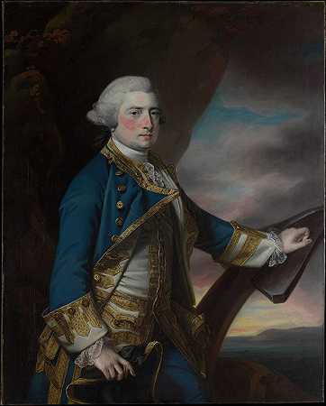 海军上将哈里·保莱特（1719-1794），博尔顿第六公爵`Admiral Harry Paulet (1719–1794), Sixth Duke of Bolton by Francis Cotes
