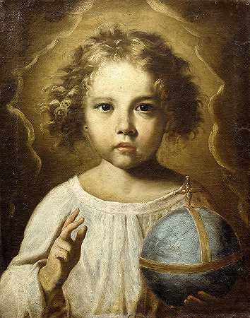 婴儿耶稣`The Infant Jesus by Old master