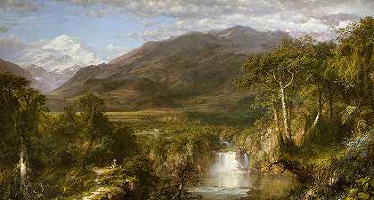安第斯山脉的心脏`Heart of the Andes by Frederic Edwin Church