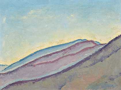 山坡`Berghänge (1913) by Koloman Moser