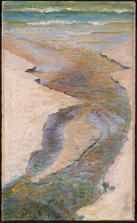 河口`Mouth of the Stream (1887 ~ 1888) by Suzette Holten